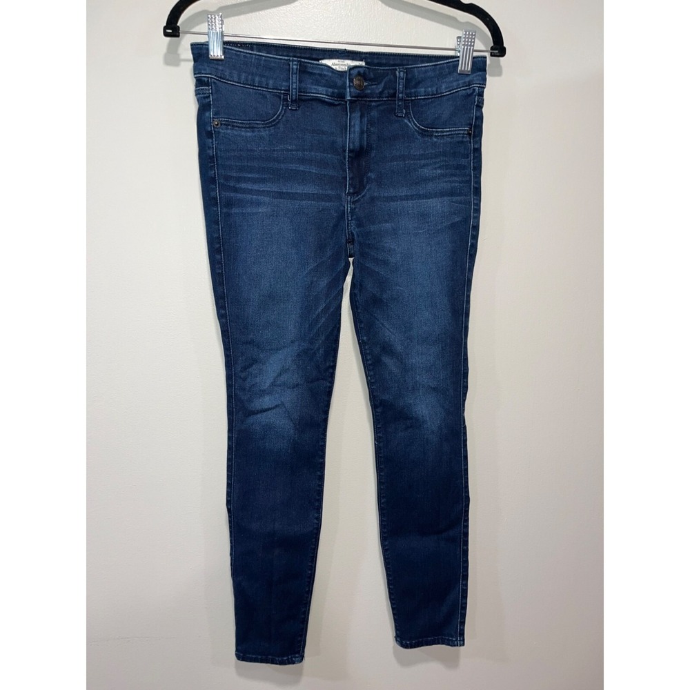 Abercrombie & Fitch Women's Skinny Jeans Size 28X27 or 6 Short Blue